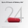 imageBeats Pill  Portable Bluetooth Speaker  Up to 24H Battery Life Water Resistant Bluetooth Apple ampamp Android Compatible Seriously Loud Sound for Home Outdoor and Travel  Matte BlackStatement Red