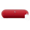 imageBeats Pill  Portable Bluetooth Speaker  Up to 24H Battery Life Water Resistant Bluetooth Apple ampamp Android Compatible Seriously Loud Sound for Home Outdoor and Travel  Matte BlackStatement Red