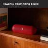 imageBeats Pill  Portable Bluetooth Speaker  Up to 24H Battery Life Water Resistant Bluetooth Apple ampamp Android Compatible Seriously Loud Sound for Home Outdoor and Travel  Matte BlackStatement Red