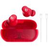 imageBeats Solo Buds  Wireless Bluetooth Earbuds  18 Hours of Battery Life  Apple ampamp Android Compatibility  Builtin Microphone  Transparent RedTransparent Red