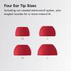 imageBeats Solo Buds  Wireless Bluetooth Earbuds  18 Hours of Battery Life  Apple ampamp Android Compatibility  Builtin Microphone  Transparent RedTransparent Red