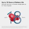 imageBeats Solo Buds  Wireless Bluetooth Earbuds  18 Hours of Battery Life  Apple ampamp Android Compatibility  Builtin Microphone  Transparent RedTransparent Red