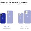 imageBeats iPhone 16 Case with MagSafe and Camera Control ScratchResistant Protective Cover Slim Fit Microfiber Lining  Sunset PurpleTwilight Blue