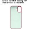 imageBeats iPhone 16 Plus Case with MagSafe and Camera Control ScratchResistant Protective Cover Slim Fit Microfiber Lining  Sunset PurpleSunrise Pink