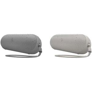 imageBeats Pill  Portable Bluetooth Speaker  Up to 24H Battery Life Water Resistant Bluetooth Apple ampamp Android Compatible Seriously Loud Sound for Home Outdoor and Travel  Matte BlackLight Gray  Dark Gray