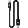 imageBeats USBC to Lightning Woven Cable Fast Charging DurableTangleFree Compatible Charger for Apple Devices w Lightning Ports 15 m 5 ft  Surge StoneBolt Black