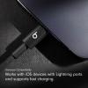 imageBeats USBC to Lightning Woven Cable Fast Charging DurableTangleFree Compatible Charger for Apple Devices w Lightning Ports 15 m 5 ft  Surge StoneBolt Black