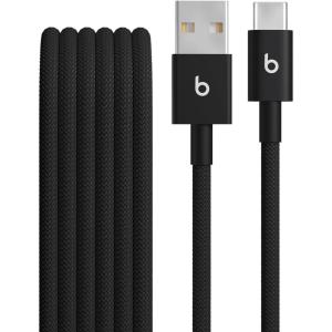 imageBeats USBA to USBC Woven Cable Fast Charging Durable and TangleFree Design Compatible Charger for Apple ampamp Android Devices 15 m 5 ft  Bolt BlackBolt Black