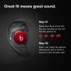 imageBeats Solo Buds  Wireless Bluetooth Earbuds with USBC Charging Cables 15  Transparent RedStorm Gray