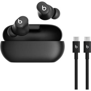 imageBeats Solo Buds  Wireless Bluetooth Earbuds with USBC Charging Cables 15  Transparent RedMatte Black
