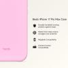 imageBeats iPhone 17 Pro Max Rugged Case with MagSafe ampamp Camera Control Scratch ampamp Drop Tested Matte Texture with Microfiber Lining  Everest BlackPebble Pink