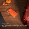 imageBeats iPhone 17 Pro Max Rugged Case with MagSafe ampamp Camera Control Scratch ampamp Drop Tested Matte Texture with Microfiber Lining  Everest BlackSierra Orange