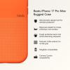 imageBeats iPhone 17 Pro Max Rugged Case with MagSafe ampamp Camera Control Scratch ampamp Drop Tested Matte Texture with Microfiber Lining  Everest BlackSierra Orange