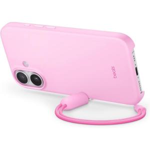 imageBeats iPhone 17 Pro Max Rugged Case with MagSafe ampamp Camera Control Scratch ampamp Drop Tested Matte Texture with Microfiber Lining  Everest BlackPebble Pink