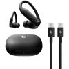imageBeats Powerbeats Pro 2  Wireless Bluetooth Earbuds with USBC Charging Cables 15 m  Hyper PurpleJet Black