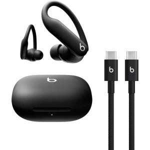 imageBeats Powerbeats Pro 2  Wireless Bluetooth Earbuds with USBC Charging Cables 15 m  Hyper PurpleJet Black