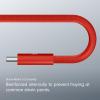 image:imageBeats 240W USBC to USBC Braided Cable Fast Charging DurableTangle Free Compatible with Apple and Android Devices 3 m10 ft  Bolt BlackRapid Red