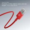 image:imageBeats 240W USBC to USBC Braided Cable Fast Charging DurableTangle Free Compatible with Apple and Android Devices 3 m10 ft  Bolt BlackRapid Red