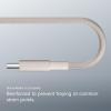 image:imageBeats 240W USBC to USBC Braided Cable Fast Charging DurableTangle Free Compatible with Apple and Android Devices 3 m10 ft  Bolt BlackSurge Stone