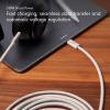 image:imageBeats 240W USBC to USBC Braided Cable Fast Charging DurableTangle Free Compatible with Apple and Android Devices 3 m10 ft  Bolt BlackSurge Stone