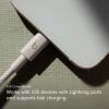 image:imageBeats 240W USBC to USBC Braided Cable Fast Charging DurableTangle Free Compatible with Apple and Android Devices 3 m10 ft  Bolt BlackSurge Stone