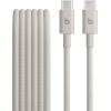 image:imageBeats 240W USBC to USBC Braided Cable Fast Charging DurableTangle Free Compatible with Apple and Android Devices 3 m10 ft  Bolt BlackSurge Stone