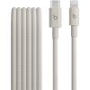 image:imageBeats 240W USBC to USBC Braided Cable Fast Charging DurableTangle Free Compatible with Apple and Android Devices 3 m10 ft  Bolt BlackSurge Stone