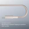 image:imageBeats 240W USBC to USBC Braided Cable Fast Charging DurableTangle Free Compatible with Apple and Android Devices 3 m10 ft  Bolt BlackSurge Stone