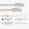 image:imageBeats 240W USBC to USBC Braided Cable Fast Charging DurableTangle Free Compatible with Apple and Android Devices 3 m10 ft  Bolt BlackSurge Stone