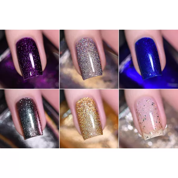 ILNP At Midnight Collection  Festive New Years Inspired Nail Polish CollectionILNP At Midnight Collection  Festive New Years Inspired Nail Polish Collection