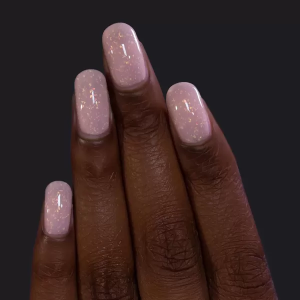 ILNP Daybreak  Milky Pink Flakie Shimmer Nail PolishILNP Daybreak  Milky Pink Flakie Shimmer Nail Polish