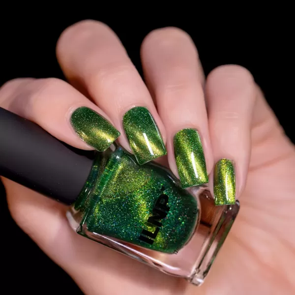 ILNP Frankie  Monster Green Magnetic Holographic Nail PolishILNP Frankie  Monster Green Magnetic Holographic Nail Polish