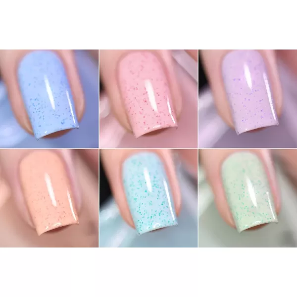 ILNP Hatched Collection  Speckled Pastel Nail Polish SetILNP Hatched Collection  Speckled Pastel Nail Polish Set