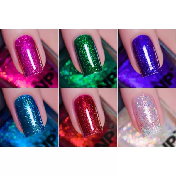 ILNP NYE Collection  Fun and Festive New Years Eve Nail Polish CollectionNYE Collection 040 Fl Oz Pack of 6