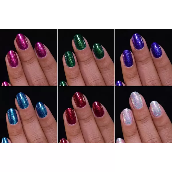 ILNP NYE Collection  Fun and Festive New Years Eve Nail Polish CollectionNYE Collection 040 Fl Oz Pack of 6