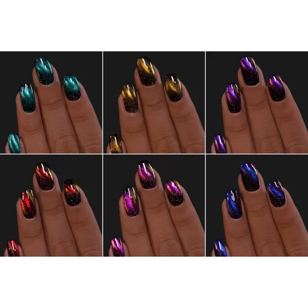 ILNP Nightlife  Bold and Bright Bold and Bright BlackBased Magnetic Nail Polish CollectionILNP Nightlife  Bold and Bright Bold and Bright BlackBased Magnetic Nail Polish Collection