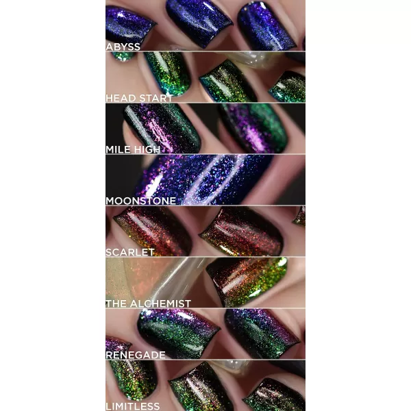 ILNP Real Magic Toppers Collection  Holographic Nail Polish CollectionILNP Real Magic Toppers Collection  Holographic Nail Polish Collection