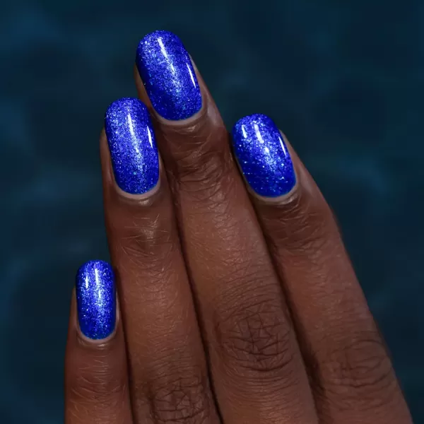 ILNP Sea Glass  Deep Cobalt Blue Shimmer Nail PolishILNP Sea Glass  Deep Cobalt Blue Shimmer Nail Polish