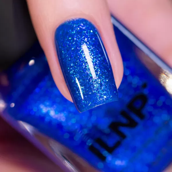 ILNP Sea Glass  Deep Cobalt Blue Shimmer Nail PolishILNP Sea Glass  Deep Cobalt Blue Shimmer Nail Polish