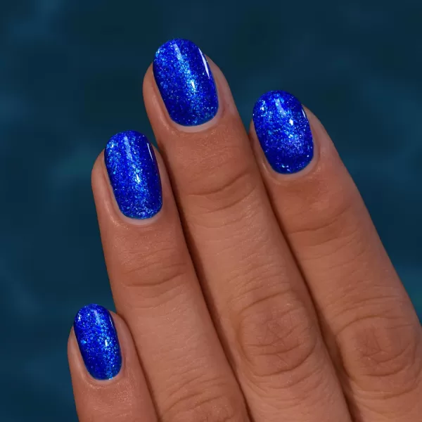 ILNP Sea Glass  Deep Cobalt Blue Shimmer Nail PolishILNP Sea Glass  Deep Cobalt Blue Shimmer Nail Polish