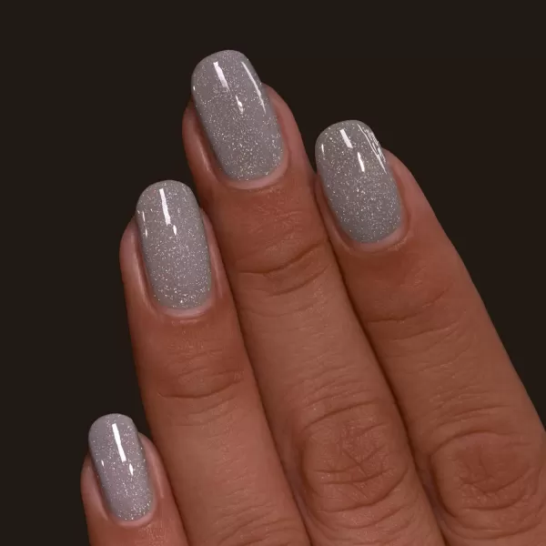 ILNP Sled Day  Creamy Light Grey Holographic Jelly Nail PolishSled Day 040 Fl Oz Pack of 1