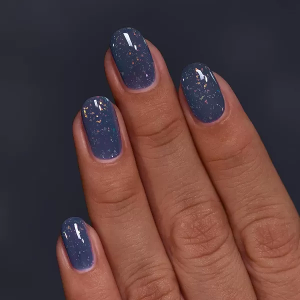 ILNP Starlight  Stormy Indigo Flakie Shimmer Nail PolishILNP Starlight  Stormy Indigo Flakie Shimmer Nail Polish