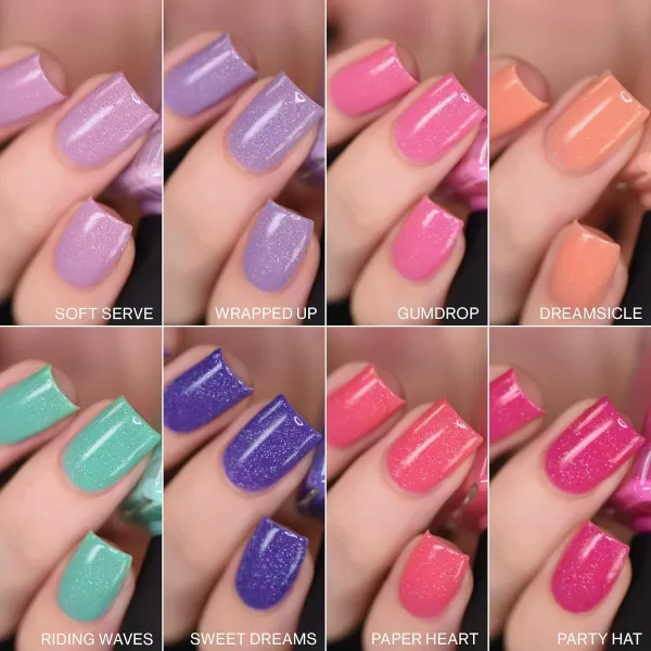 ILNP Sugar Lush Collection  Holographic Nail Polish CollectionILNP Sugar Lush Collection  Holographic Nail Polish Collection