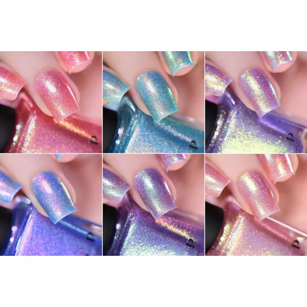 ILNP Summer Nights Collection  Iridescent Holographic Nail Polish SetILNP Summer Nights Collection  Iridescent Holographic Nail Polish Set
