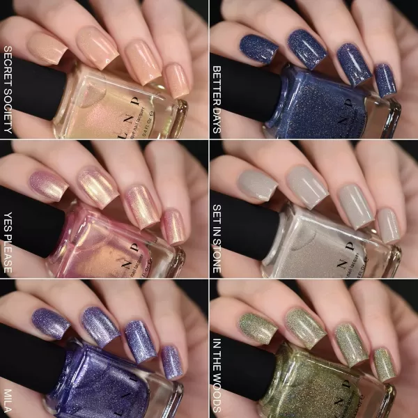 ILNP Tranquility Collection 2019  Holographic Nail Polish CollectionILNP Tranquility Collection 2019  Holographic Nail Polish Collection