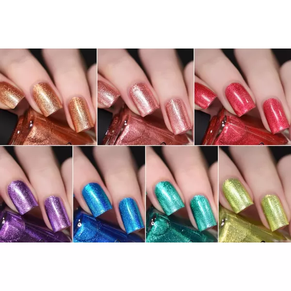 ILNP Ultra Metallic Brights Collection  Metallic Nail Polish CollectionILNP Ultra Metallic Brights Collection  Metallic Nail Polish Collection