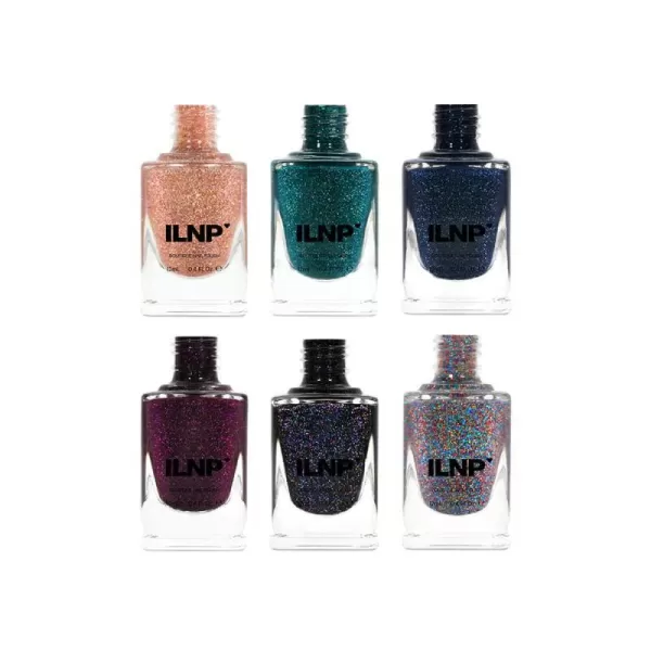 ILNP All Nighter Collection  Holographic Nail Polish CollectionILNP All Nighter Collection  Holographic Nail Polish Collection