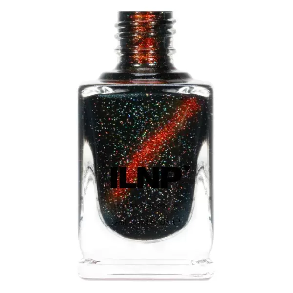 ILNP Roulette  BlackBased Red Magnetic Holographic Nail PolishILNP Roulette  BlackBased Red Magnetic Holographic Nail Polish