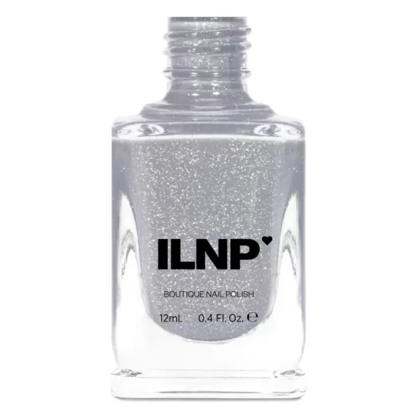 ILNP Sled Day  Creamy Light Grey Holographic Jelly Nail PolishSled Day 040 Fl Oz Pack of 1