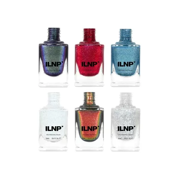 ILNP Snowed In Collection  Holographic Nail Polish CollectionILNP Snowed In Collection  Holographic Nail Polish Collection